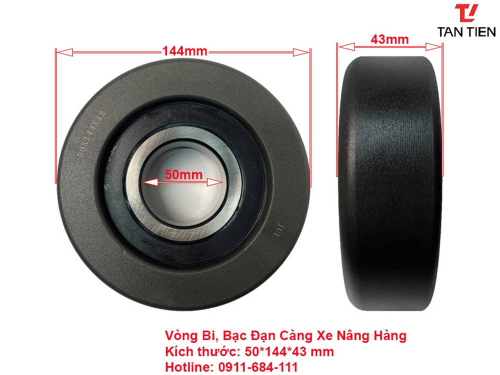 Vòng Bi Xe Nâng 50x144x43